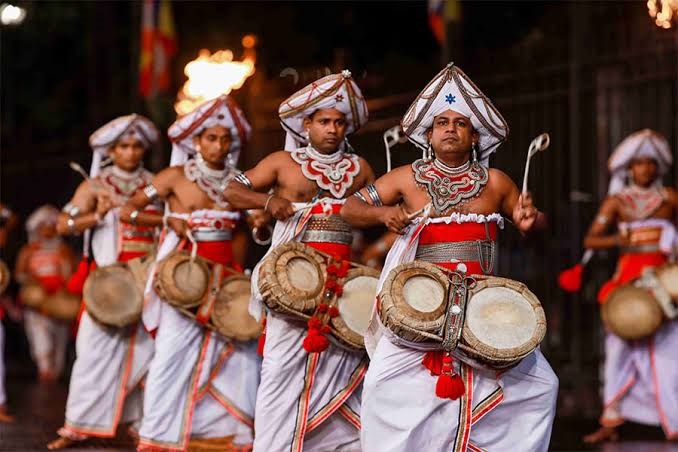 Esala Perahera - Kandy - Cultural and Traditional Attire - Acoustic Rhythms.